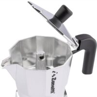 Zanetti – Mama Moka 3 Tazze in Alluminio – Caffettiera Espresso Anti-Goccia con Guarnizione in Silicone e Manico Ergonomico - immagine 4