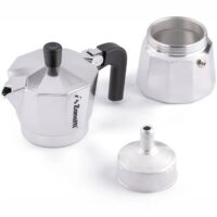 Zanetti – Mama Moka 3 Tazze in Alluminio – Caffettiera Espresso Anti-Goccia con Guarnizione in Silicone e Manico Ergonomico - immagine 5