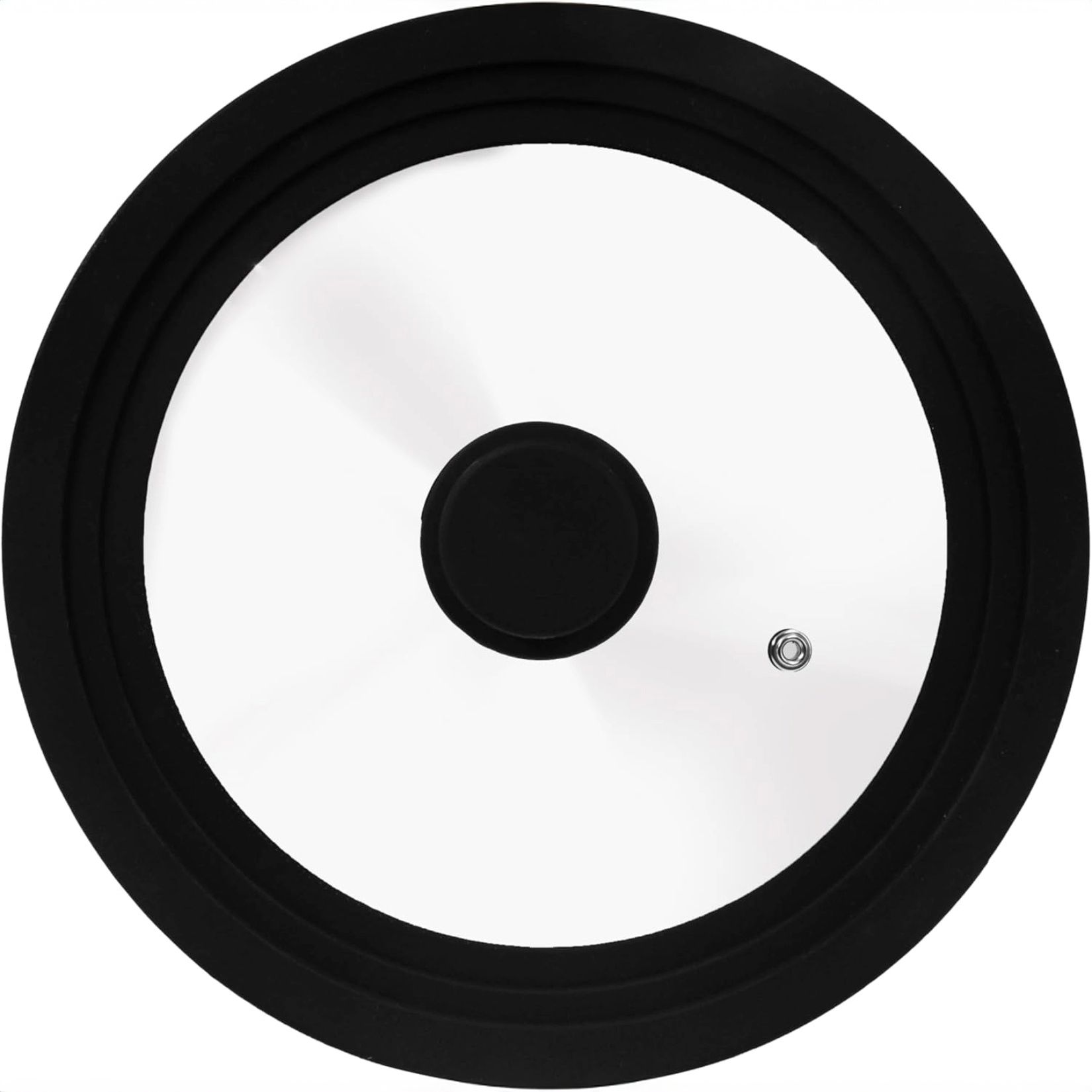 20463.jpg Zanetti – Coperchio Universale in Vetro con Bordo in Silicone 22/24/26 cm – Resistente al Calore - immagine 7