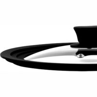 Zanetti Coperchio Universale in Vetro con Bordo in Silicone 28/30/32 cm – Resistente al Calore - immagine 5