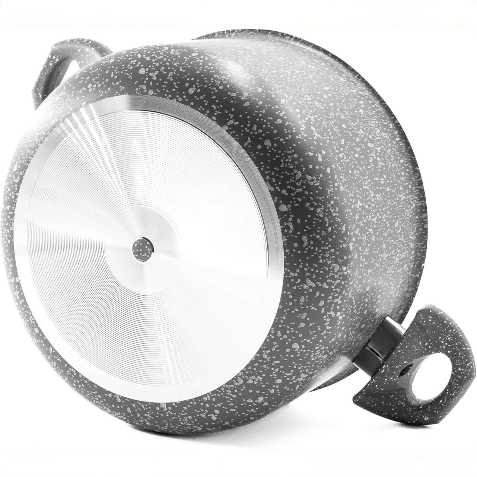 20498.jpg Zanetti Pietra Rara – Pentola Antiaderente 22 cm con Manici - immagine 2