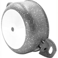 Zanetti – Pietra Rara – Casseruola Antiaderente 24 cm in Alluminio Effetto Pietra, Maniglie Soft Touch, Made in Italy - immagine 4