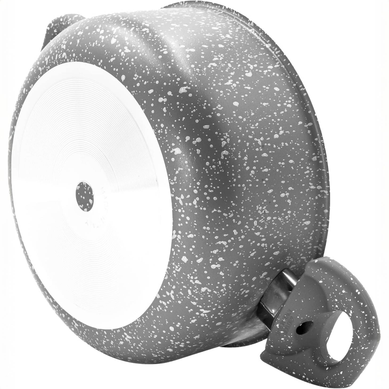 20509.jpg Zanetti – Pietra Rara – Casseruola Antiaderente 24 cm in Alluminio Effetto Pietra, Maniglie Soft Touch, Made in Italy - immagine 4