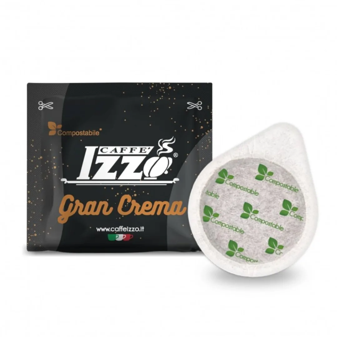 cialde compostabili Caffè Izzo Gran Crema E.S.E. 44 mm