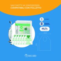 Sacchetti Compatibili per Folletto VK200 e VK220S – Confezione da 6, Microfibra Resistente, Antibatterici, Alta Filtrazione, Ricambi per Aspirapolvere Vorwerk - immagine 2