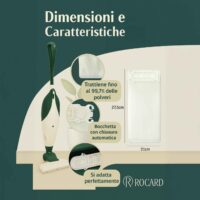 Sacchetti Compatibili per Folletto VK135/136, 6 Pezzi, 5 Strati in Microfibra, Alta Filtrazione, Trattiene le Micropolveri - immagine 3