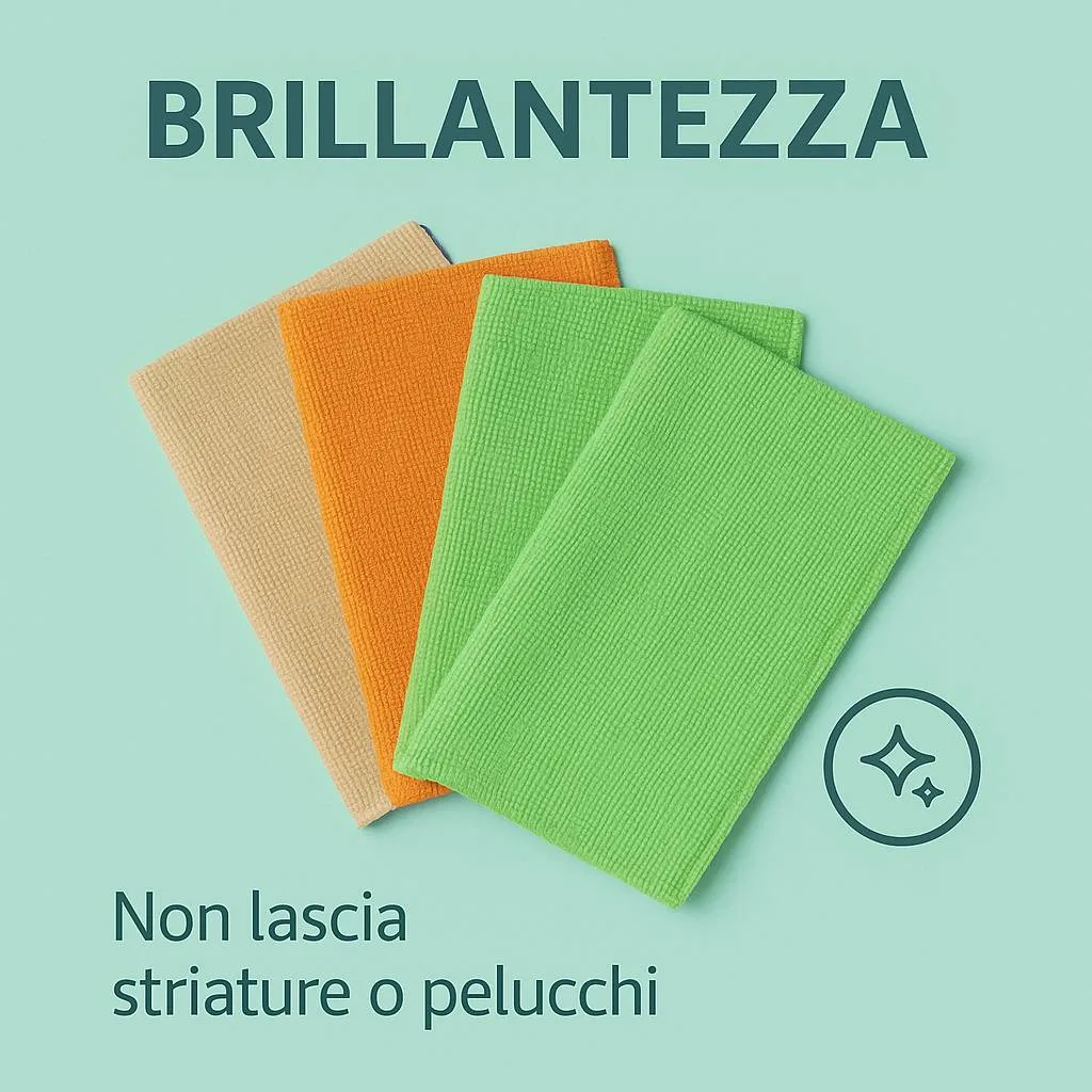 Panni in Microfibra Rocard® 30×40 cm – Confezione da 20, Super Assorbenti e Anti-Alone - immagine 4