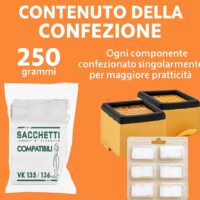 Kit Completo per Folletto VK135 VK136, 30 Pezzi con 12 Sacchetti, 12 Profumini, 4 Filtri Griglia, 2 HEPA, Verde e Bianco, Ricambi Compatibili in Microfibra - immagine 7