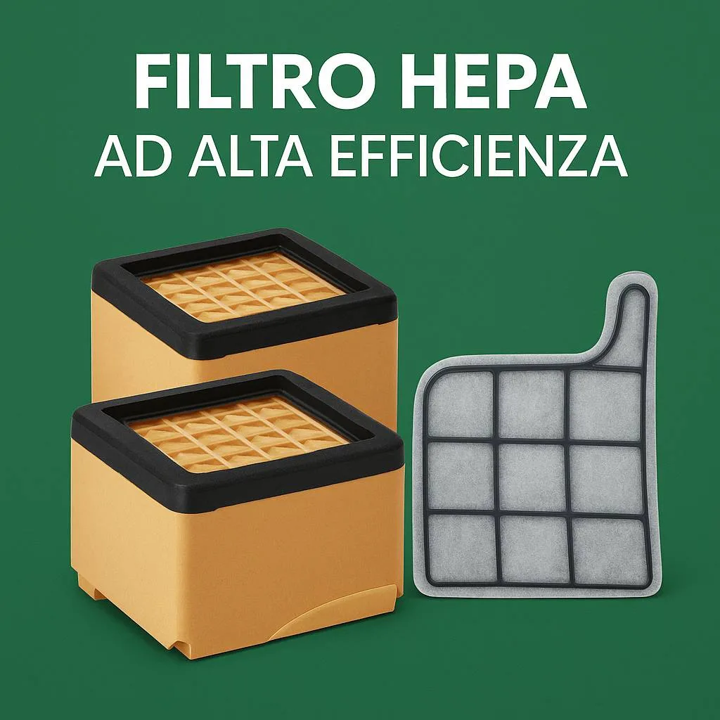 Kit Completo Folletto VK135 VK136 30 Pezzi con 12 Sacchetti, 12 Profumini, 4 Filtri e 2 HEPA - immagine 5