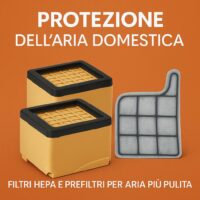 Kit Completo per Folletto VK135 VK136, 30 Pezzi con 12 Sacchetti, 12 Profumini, 4 Filtri Griglia, 2 HEPA, Verde e Bianco, Ricambi Compatibili in Microfibra - immagine 9