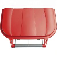 Mobil Plastic – Bidone Differenziata 100L Grigio con Coperchio Rosso - immagine 6