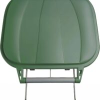 Mobil Plastic – Bidone Differenziata 100L Grigio con Coperchio Verde - immagine 6