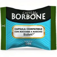 Caffè Borbone Miscela Decaffeinata – Capsule Compatibili Macchine Bialetti® – Gusto Leggero e Aromatico