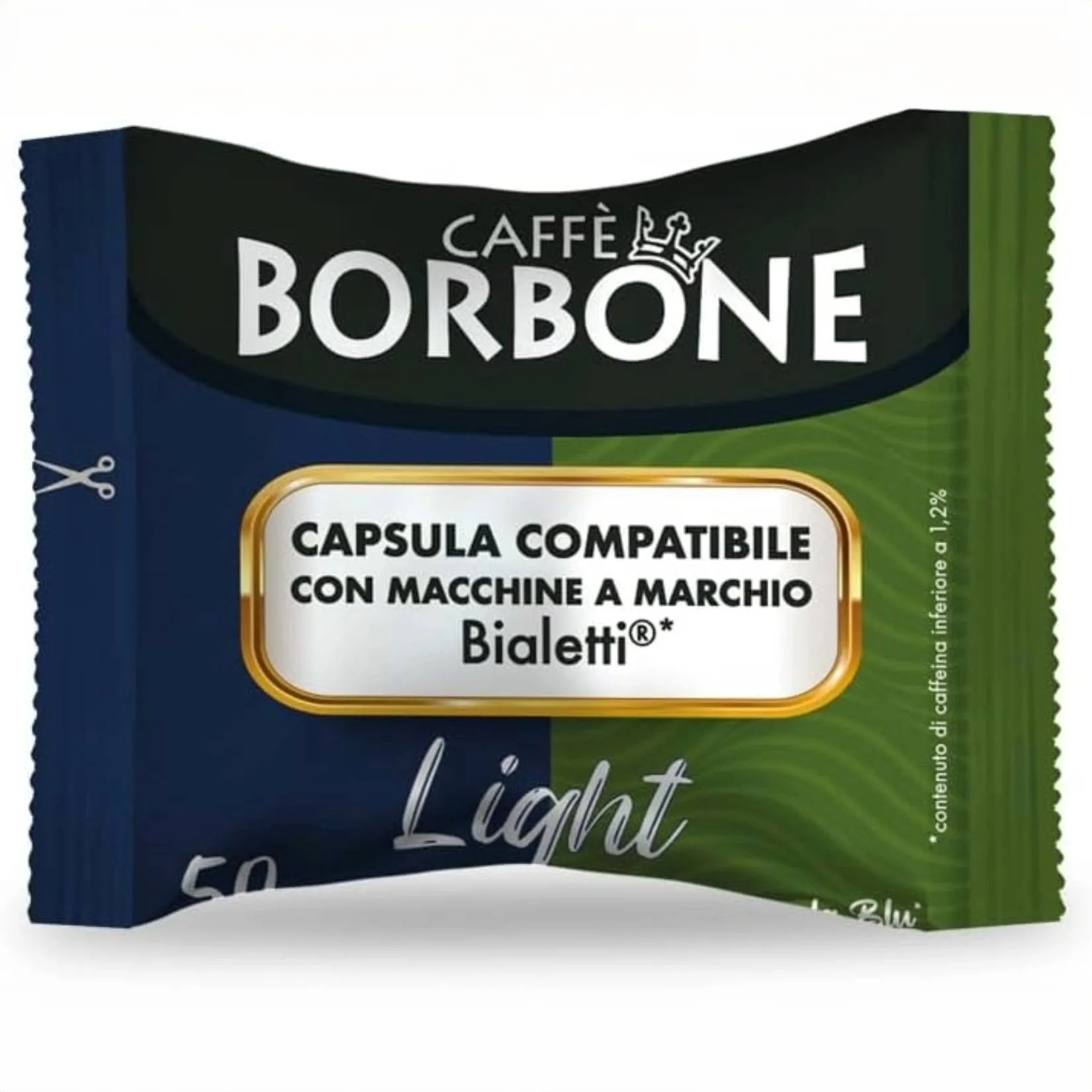 Caffè Borbone Light – Capsule compatibili Bialetti® ; 50% di caffeina in meno rispetto alla Miscela Blu - immagine 1