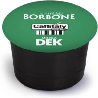 Caffè Borbone Compatibili Caffitaly® – Capsule Miscela Decaffeinata – Caffè Italiano Aromatico e Delicato