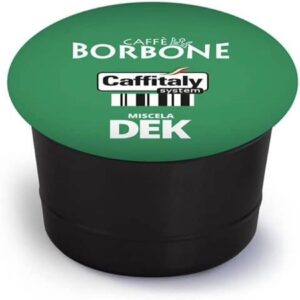 Capsule Caffè Borbone miscela decaffeinata compatibili Caffitaly per espresso aromatico e delicato