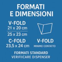 Rocard® | Asciugamani Carta Monouso 1000 Pezzi | Piegati a C/V per Dispenser – 2 Veli, 5 Pacchi da 200 – Altissima Qualità - 100% Pura Cellulosa – Made In Italy - immagine 5