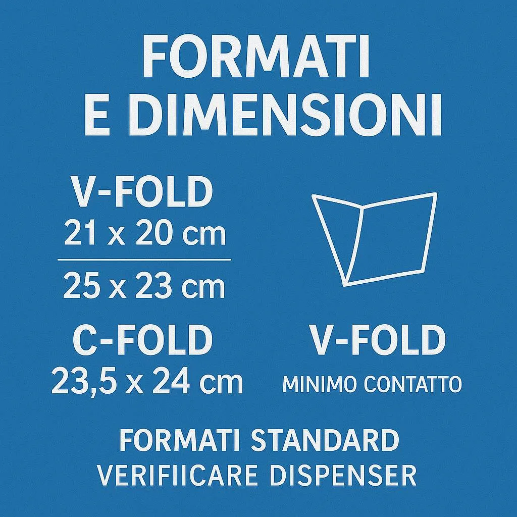 Rocard® Asciugamani Carta Monouso 1000 pezzi Piegati a C/V 2 Veli - immagine 5