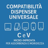 Rocard® | Asciugamani Carta Monouso 1000 Pezzi | Piegati a C/V per Dispenser – 2 Veli, 5 Pacchi da 200 – Altissima Qualità - 100% Pura Cellulosa – Made In Italy - immagine 8