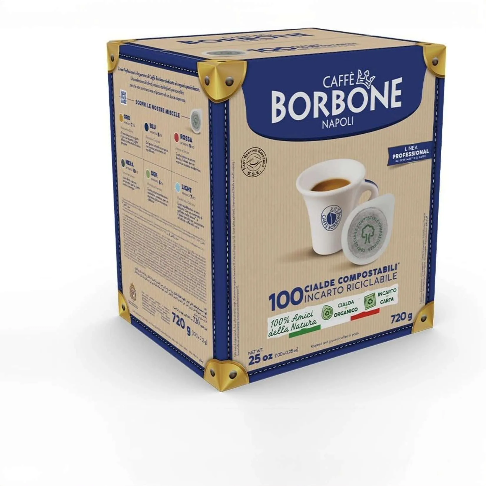Caffè Borbone – Cialde ESE 44mm compostabili Miscela Light – 50% di caffeina in meno della Miscela Blu - immagine 4