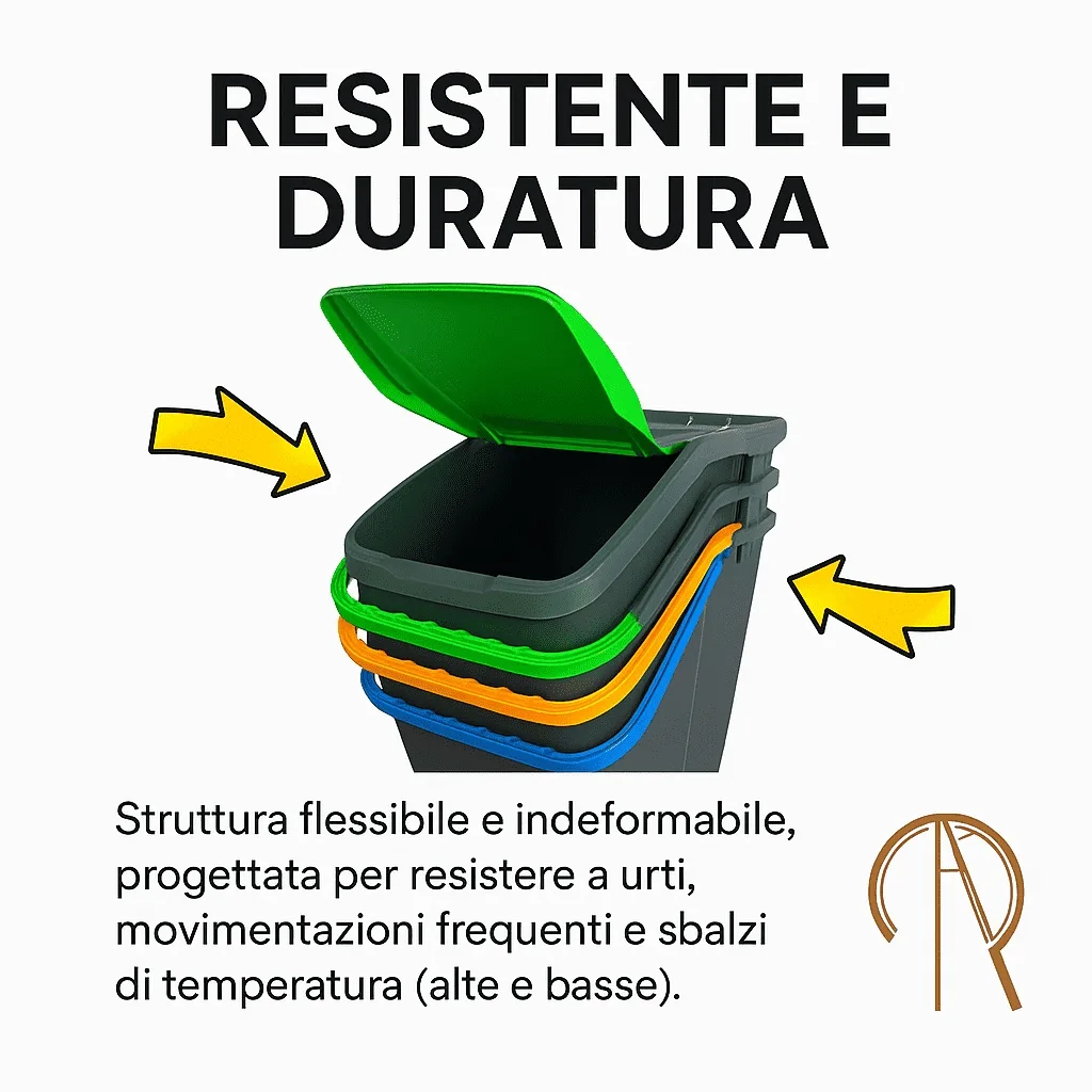 Ecoplast Set 3 Pattumiere Ecologic 35?L - immagine 6