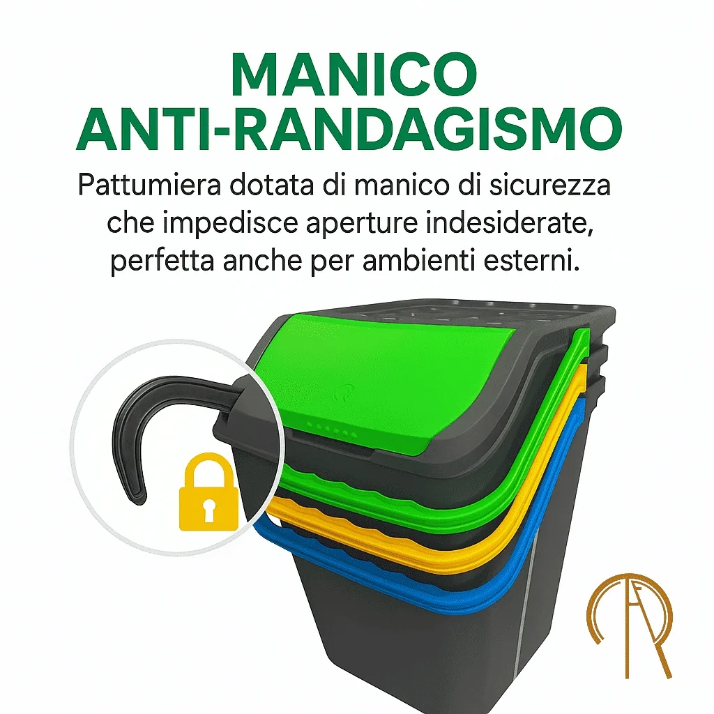 Ecoplast Set 3 Pattumiere Ecologic 35?L - immagine 8