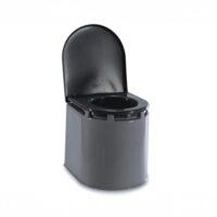 WC chimico Giganplast Camper 12 L – Toilette portatile 41x36x38 cm, 120 kg, grigio - immagine 2