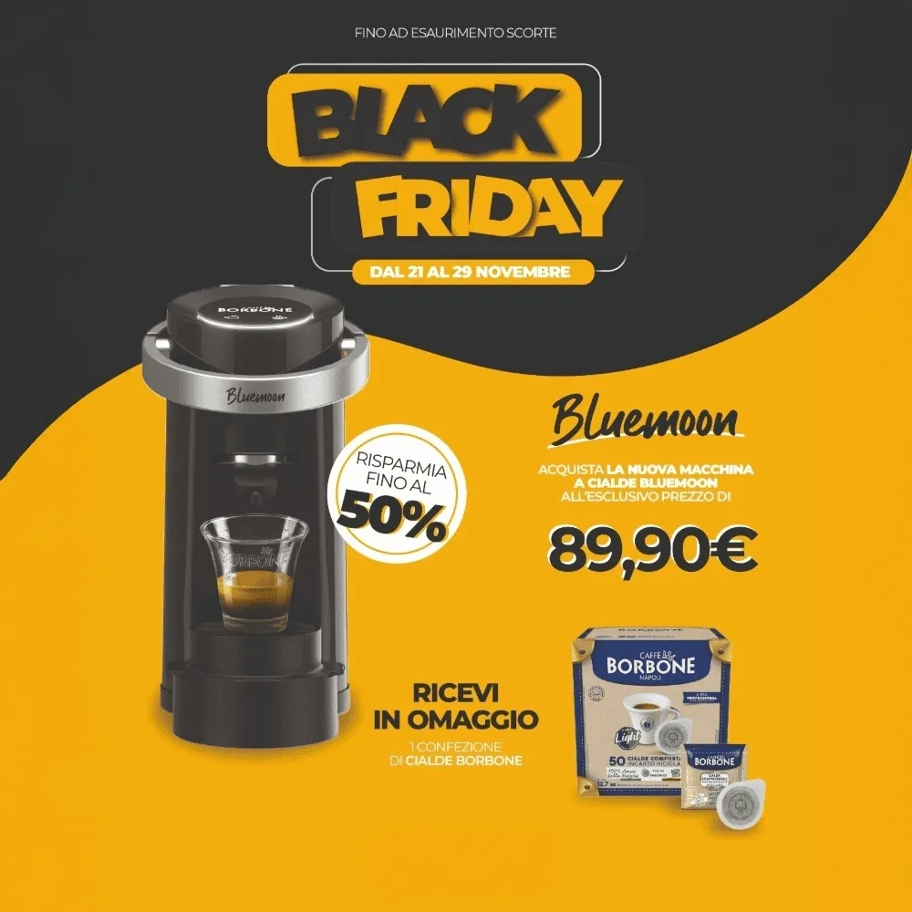 20906-jpg.webp Bluemoon Borbone Nera – Macchina da Caffè a Cialde Compatta ed Elegante - immagine 1