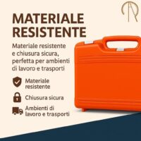 Rocard® ,Cassetta medica di pronto soccorso,con ALLEGATO 2, per aziende meno 3 dipendenti, Conforme DM388/DL81, Made in Italy - immagine 2