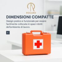 Rocard® ,Cassetta medica di pronto soccorso,con ALLEGATO 2, per aziende meno 3 dipendenti, Conforme DM388/DL81, Made in Italy - immagine 6