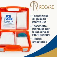 Rocard® ,Cassetta medica di pronto soccorso,con ALLEGATO 2, per aziende meno 3 dipendenti, Conforme DM388/DL81, Made in Italy - immagine 7