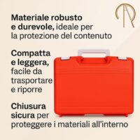 Rocard® ,Cassetta medica di pronto soccorso,con ALLEGATO 2, per aziende meno 3 dipendenti, Conforme DM388/DL81, Made in Italy - immagine 8