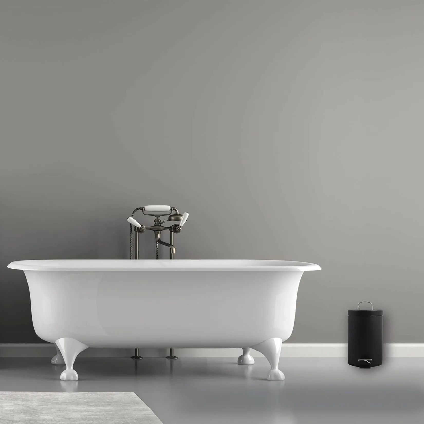 Msv –  Pattumiera Bagno 3L Nera – Cestino Cosmetici a Pedale in Acciaio Inossidabile con Secchio Interno Estraibile, Compatto ed Elegante - immagine 9