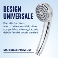 Feridras – Doccetta Hidra Autopulente – Cromo ABS - immagine 3