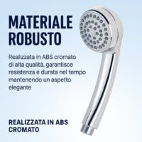 Feridras – Doccetta Hidra Autopulente – Cromo ABS - immagine 4