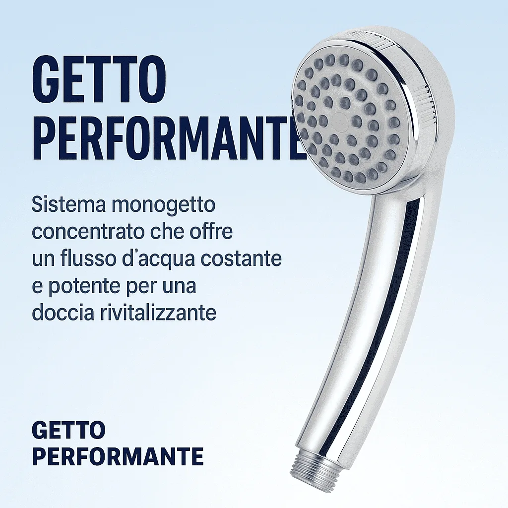 Feridras – Doccetta Hidra Autopulente – Cromo ABS - immagine 5