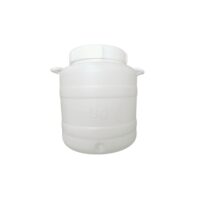 Ecoplast – Fusto in Plastica 30 Litri a Bocca Larga con Guarnizione e Tappo – Contenitore Alimentare  Made in Italy