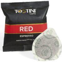 Tostini Caffè Espresso Red –  Cialde – Miscela Robusta e Arabica con Note di Cacao e Cioccolato Fondente, Cialde Caffè Monodose in Carta Filtro Made in Italy - immagine 3