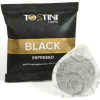 Tostini Caffè Espresso Black –  Cialde – Miscela Robusta e Arabica in Cialde Monodose, Caffè dal Gusto Intenso con Note di Cioccolato, Cialde Carta Filtro per Macchine Espresso - immagine 2