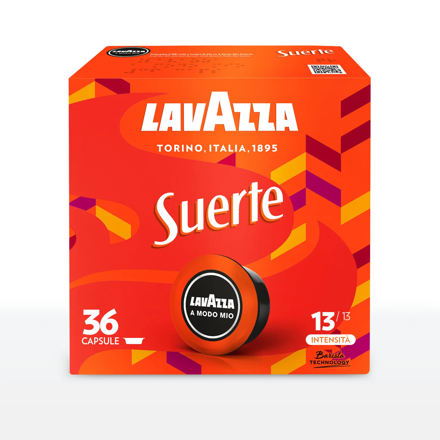 21213-jpg.webp Lavazza A Modo Mio Suerte – Capsule Originali per Espresso Aromatico e Intenso – Compatibili Solo con Macchine Lavazza A Modo Mio - immagine 1