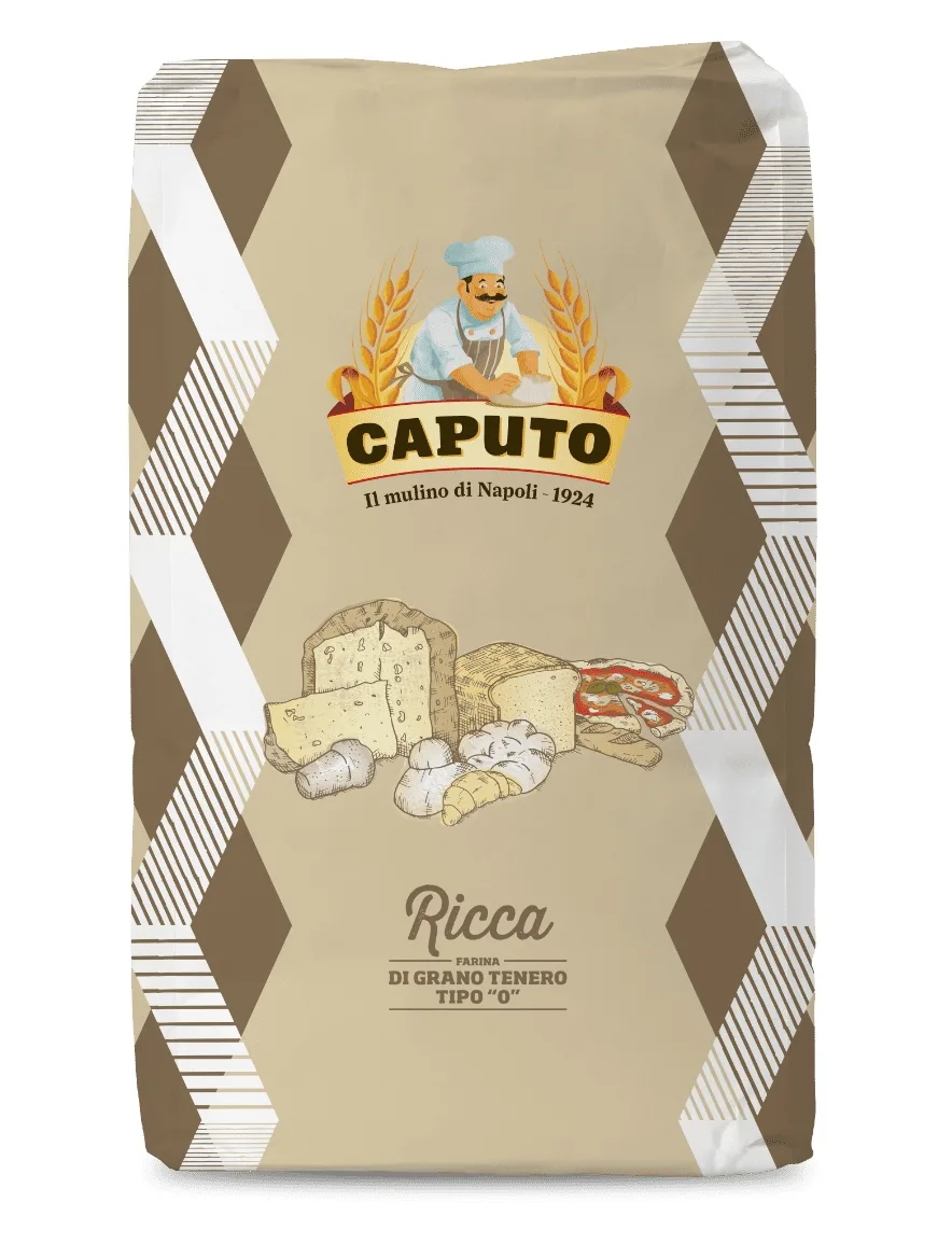Farina Caputo Ricca 25 Kg – Farina Tipo 1 con Germe di Grano per Pane, Pizza e Lievitati dal Gusto Intenso - immagine 1