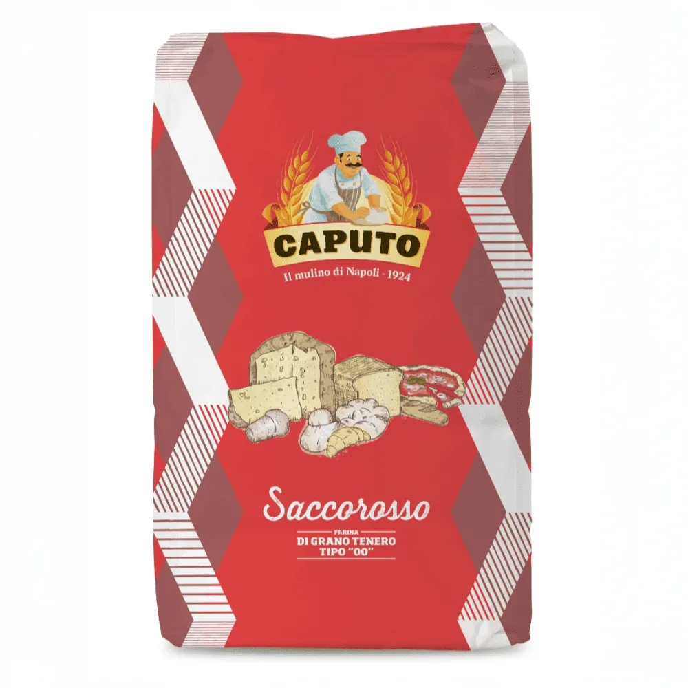 21230-jpg.webp Farina Caputo Sacco Rosso 25 Kg – Farina Tipo 00 ad Alta Elasticità per Pizza, Pane e Impasti a Lunga Lievitazione - immagine 1