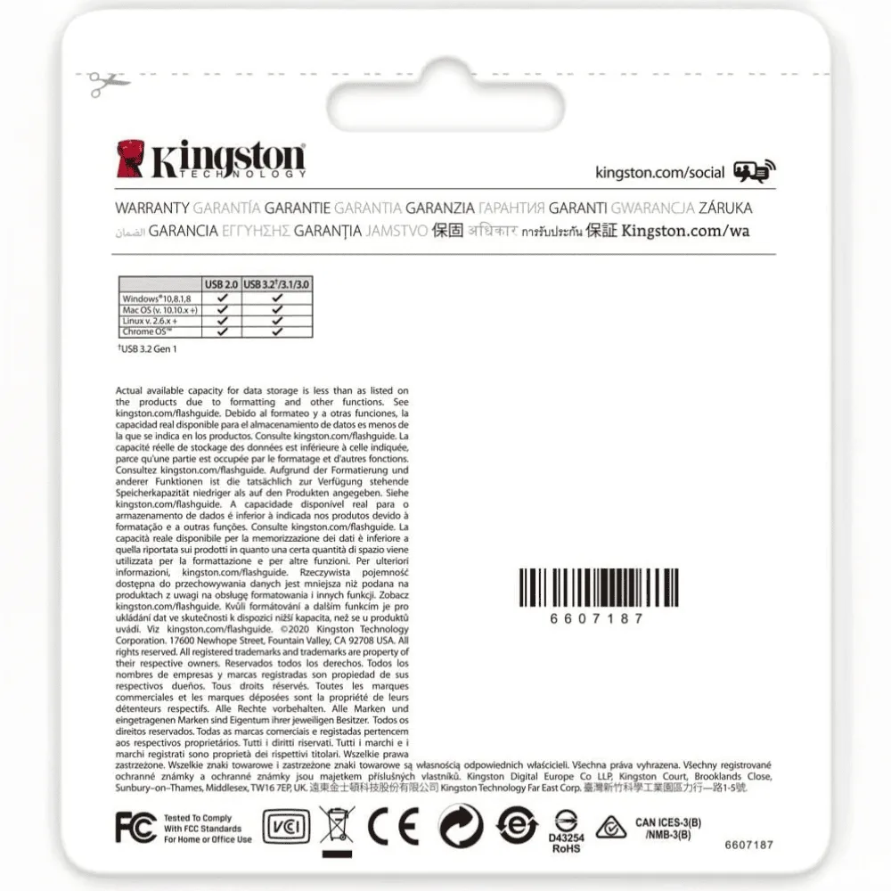 Kingston DataTraveler Exodia 64GB – Pen Drive USB 3.2 Veloce e Affidabile per Archiviazione Dati - immagine 5