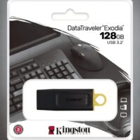 Kingston DataTraveler Exodia 128GB – Chiavetta USB 3.2 Gen 1 con Cappuccio Protettivo e Anello Portachiavi - immagine 4