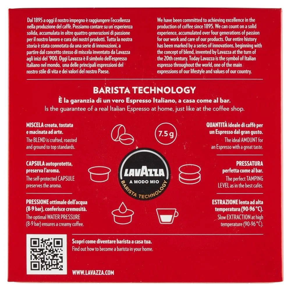 Lavazza A Modo Mio Passionale – Capsule Originali per Espresso Intenso e Aromatico – Compatibili Solo con Macchine Lavazza A Modo Mio - immagine 4