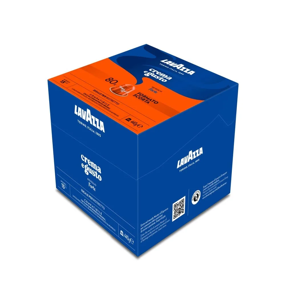 Lavazza Capsule Alluminio Compatibili Nespresso – Crema e Gusto Risveglio Forte – Caffè Intenso e Corposo - immagine 2