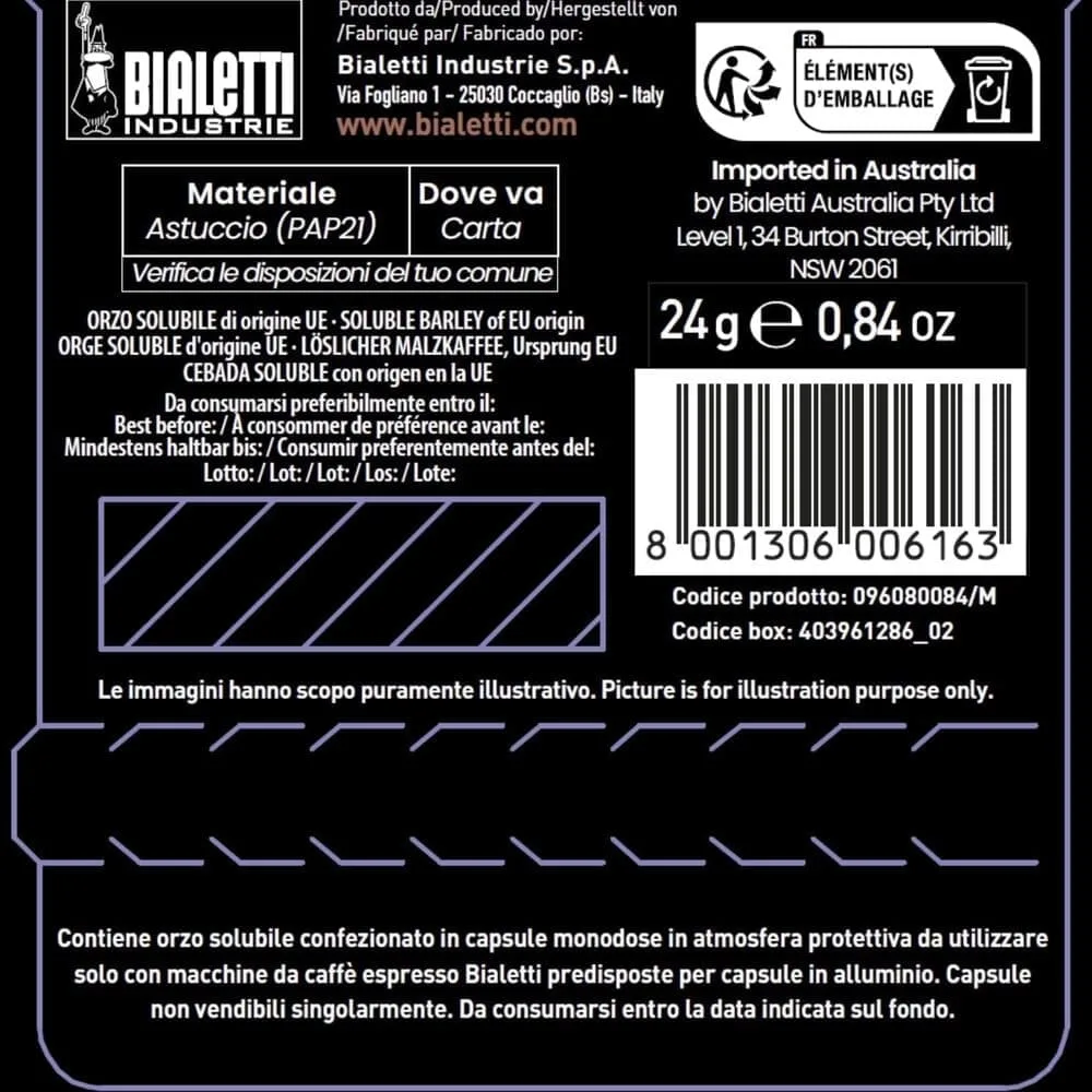 Capsule Bialetti Orzo – Bevanda Naturale Senza Caffeina, Gusto Delicato per Tutta la Famiglia - immagine 3
