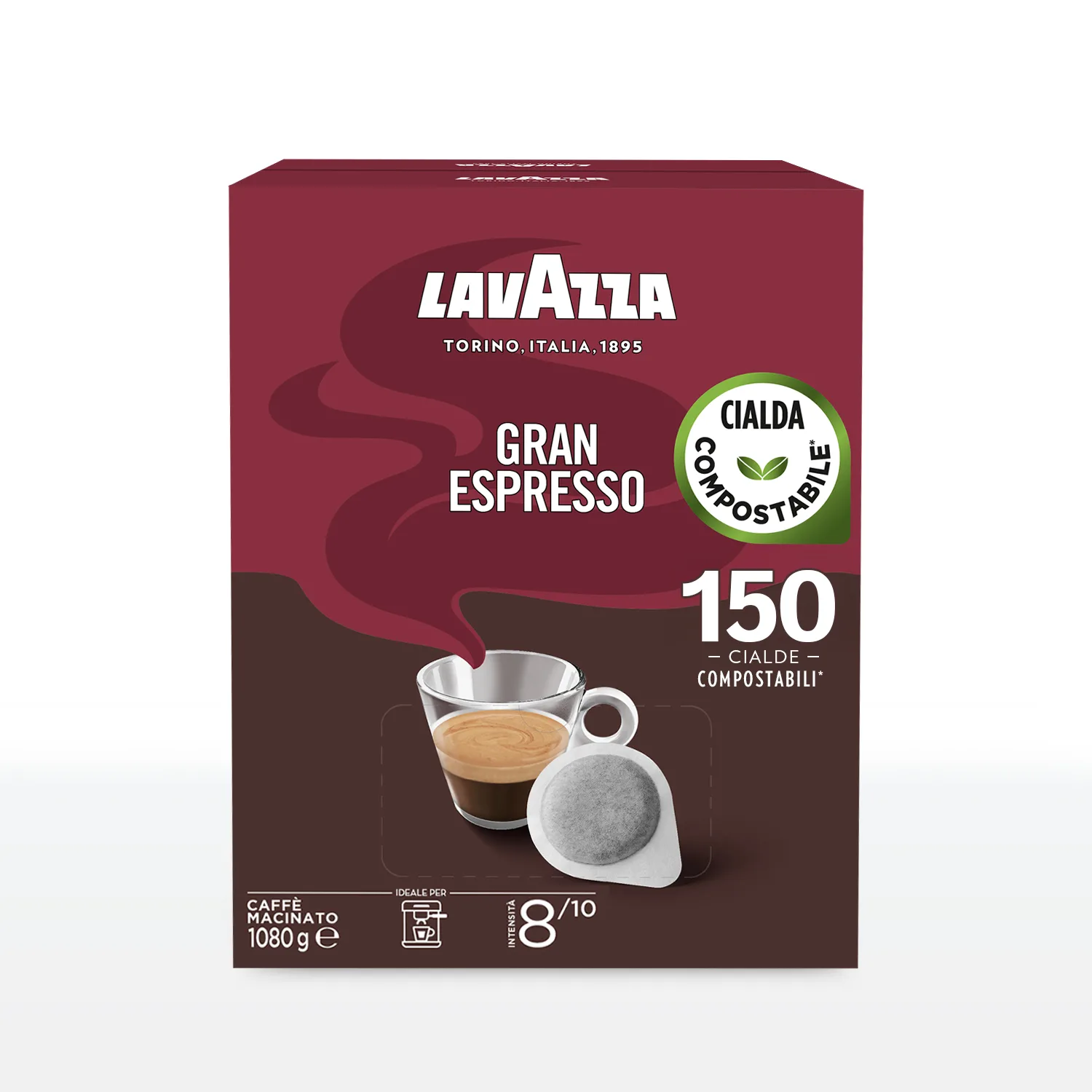 21407-jpg.webp Lavazza Cialde Gran Espresso – Cialde Originali E.S.E. 44mm per Caffè Cremoso e Intenso – Compatibili con Macchine a Cialde - immagine 1