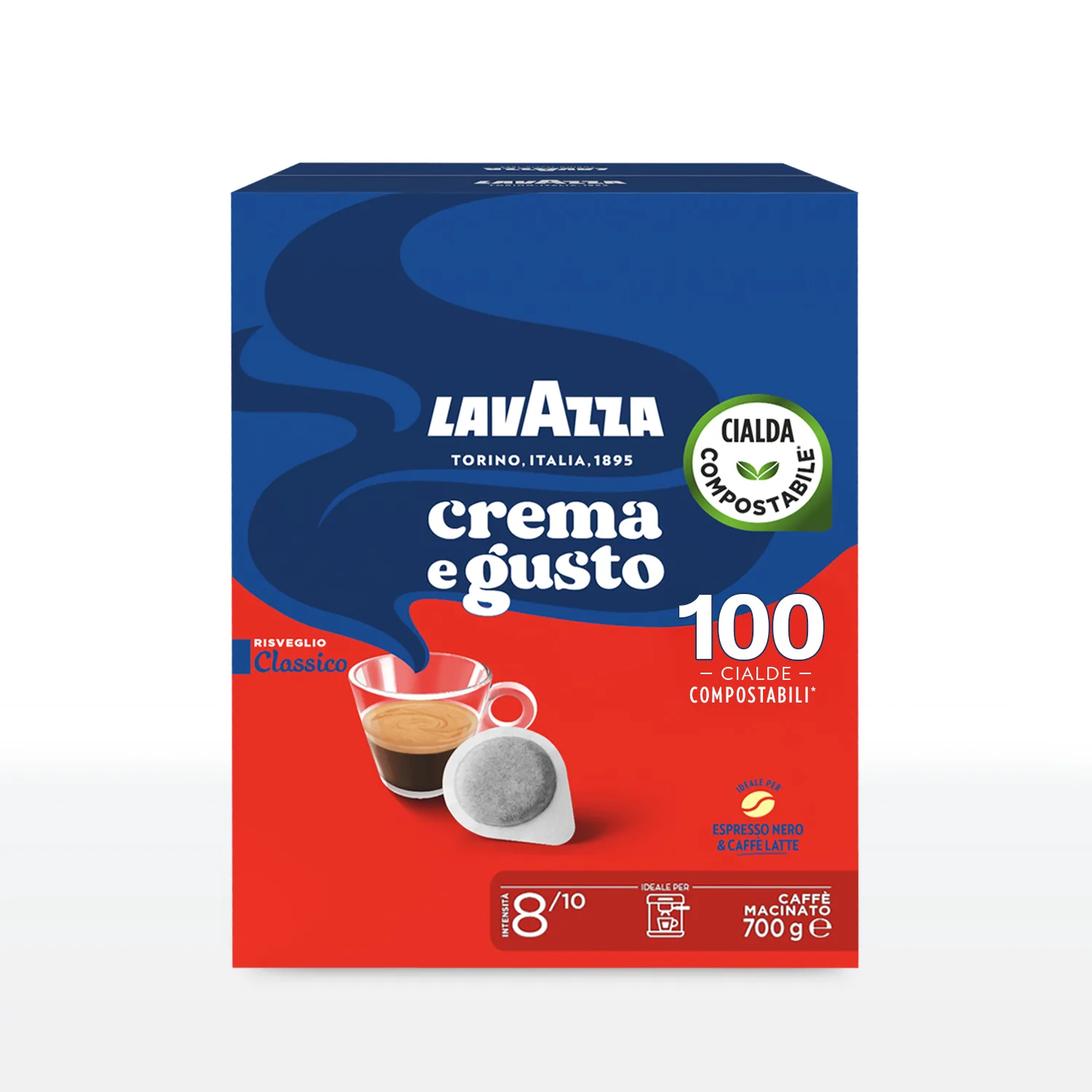 21408-jpg.webp Lavazza Cialde Crema e Gusto – Cialde Originali E.S.E. per Espresso Forte e Corposo – Compatibili con Macchine a Cialde 44 mm - immagine 1