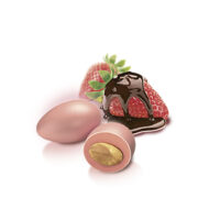 Confetti Papa – Fragola 500 g – Confetti Rosa Cioccolato e Mandorla con Vera Frutta, Senza Glutine, Vegetariani e Certificati Kosher - immagine 2